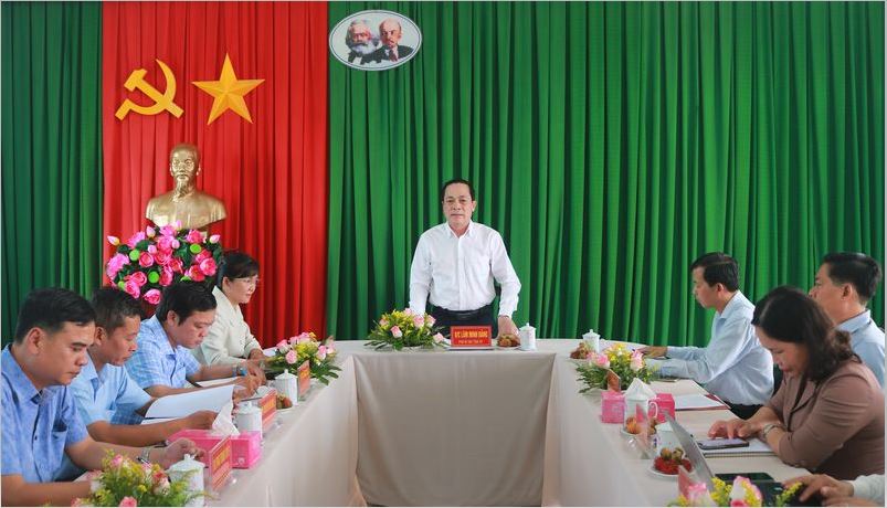 Tập trung chuẩn bị tổ chức thành công Đại hội Đảng bộ xã nhiệm kỳ 2025-2030